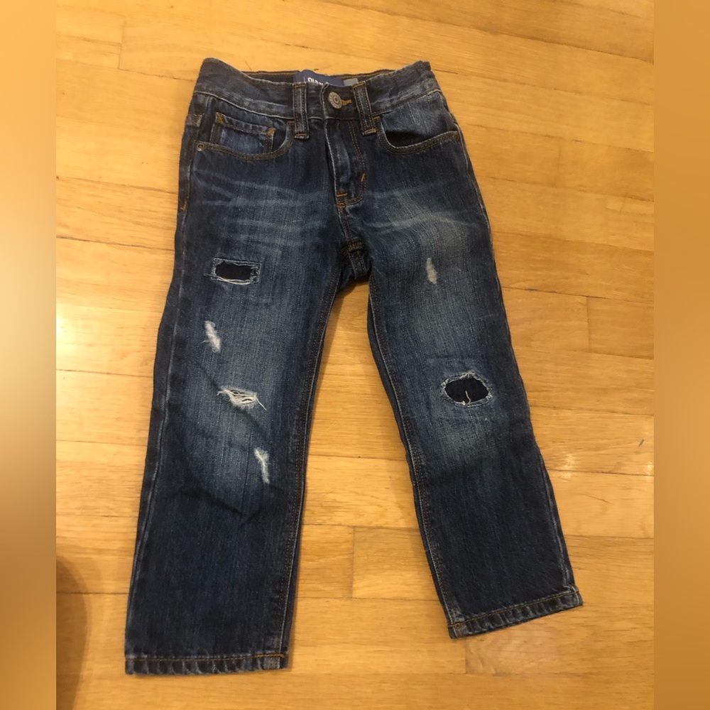 Old navy toddler boys distressed jeans